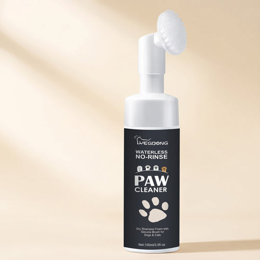 No-Rinse Paw Cleaning Foam with Brush Cap