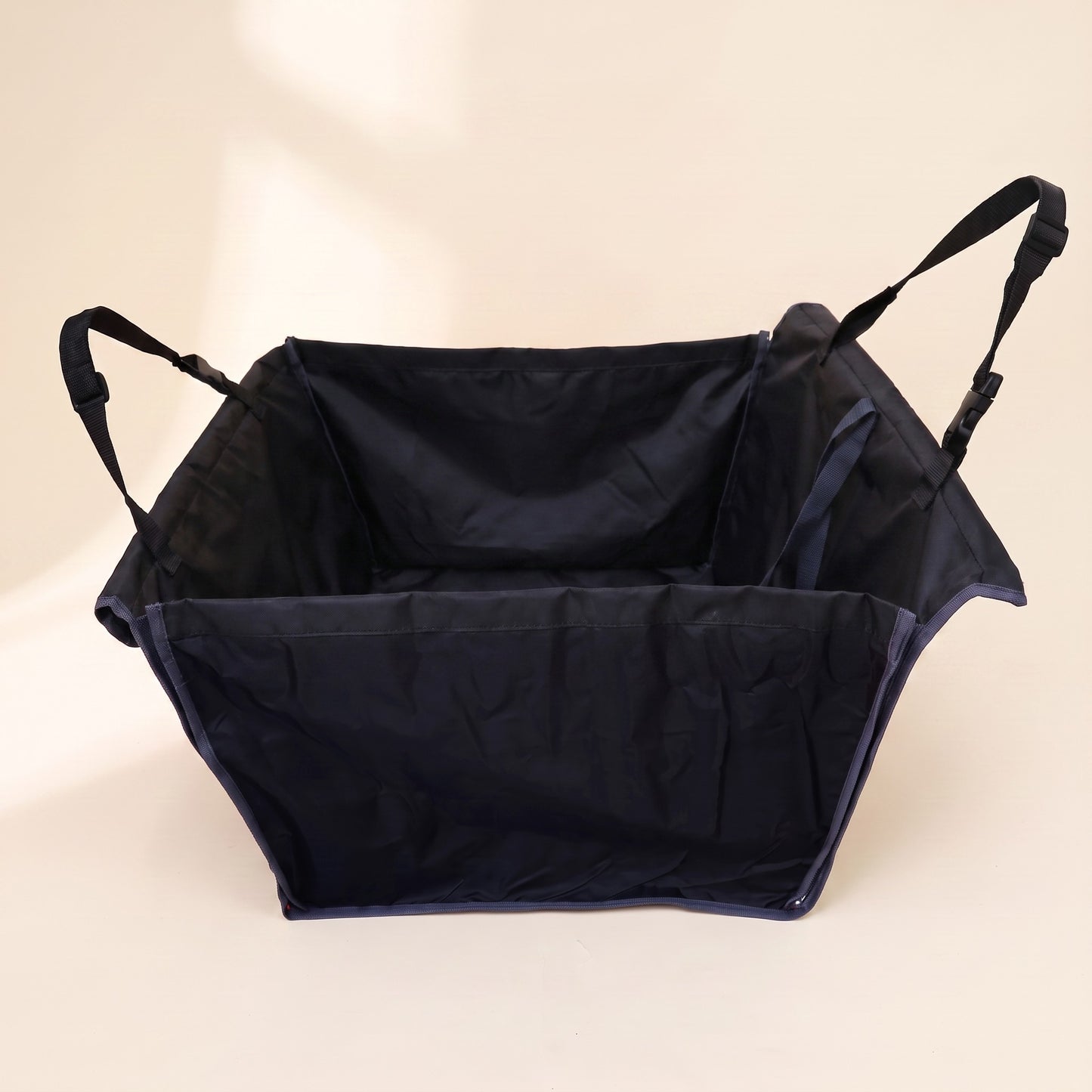 Waterproof Car Seat Hammock for Dogs - black