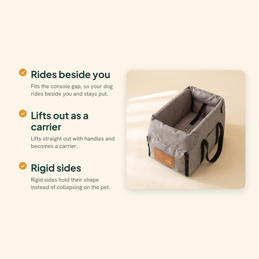Center Console Dog Booster Seat, key benefits