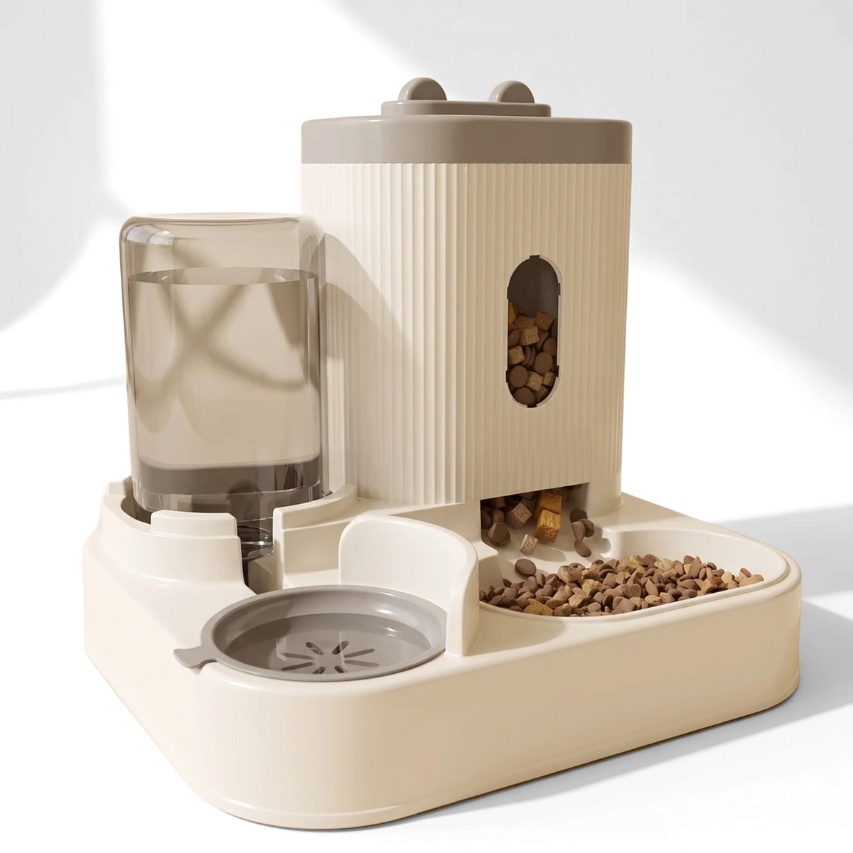 Gravity Feeder with Water Dispenser