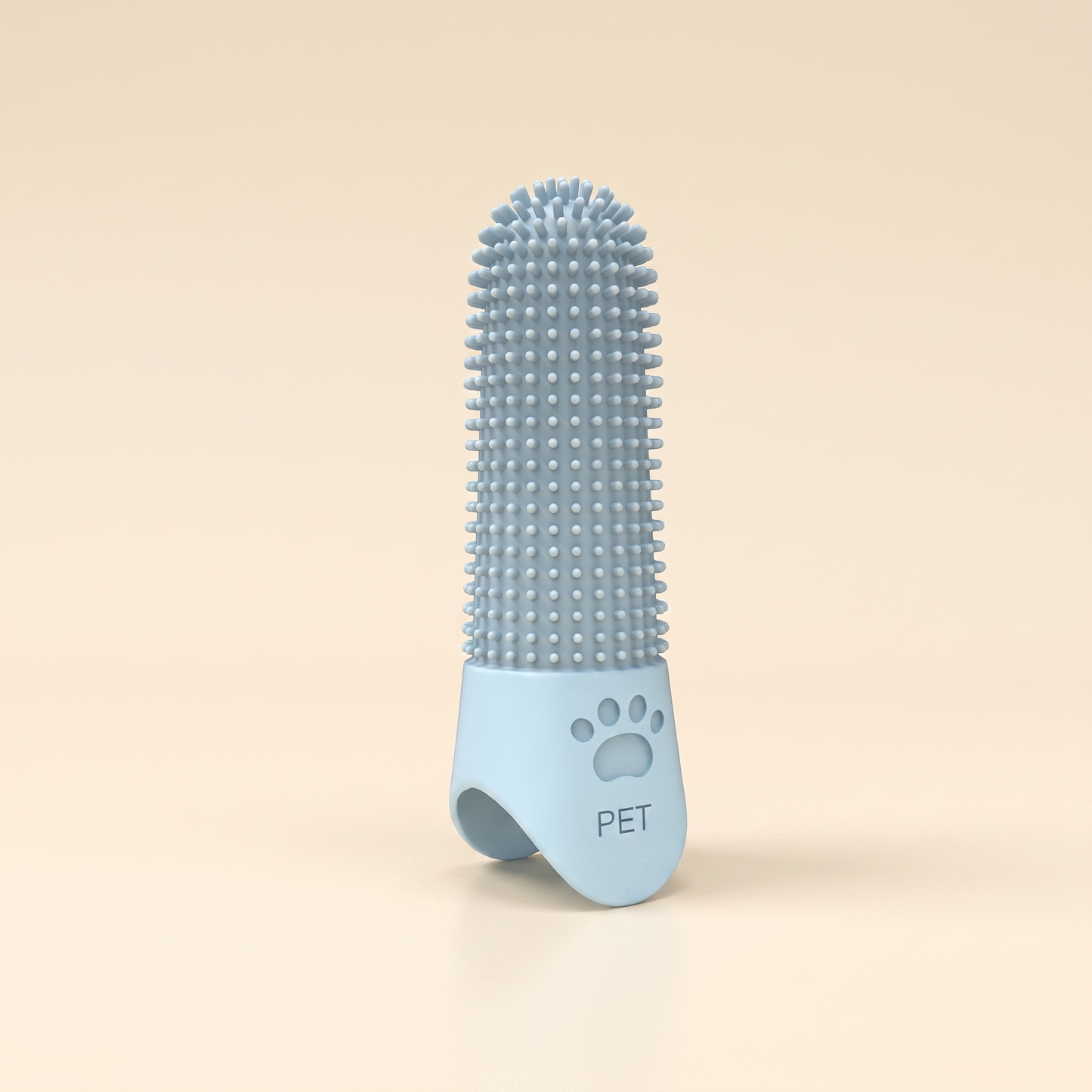360 Degree Silicone Finger Toothbrush - blue