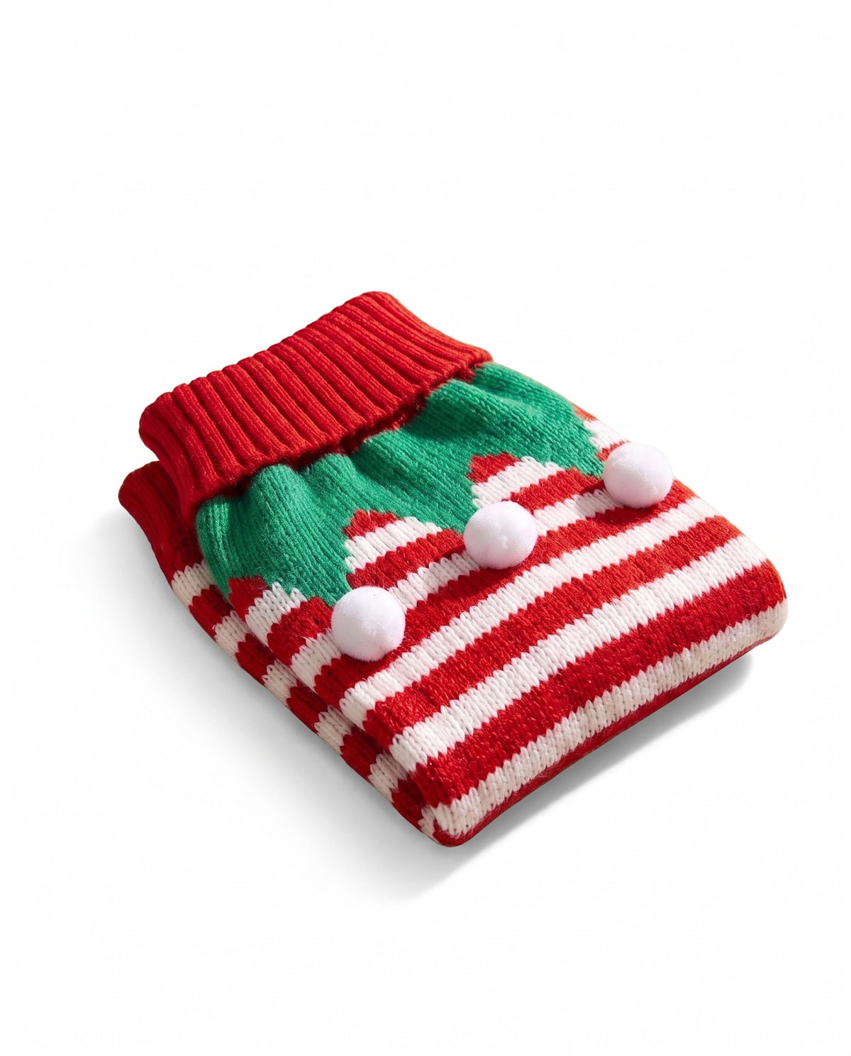 Knitted Christmas Jumper for Dogs and Cats, styled in a home setting
