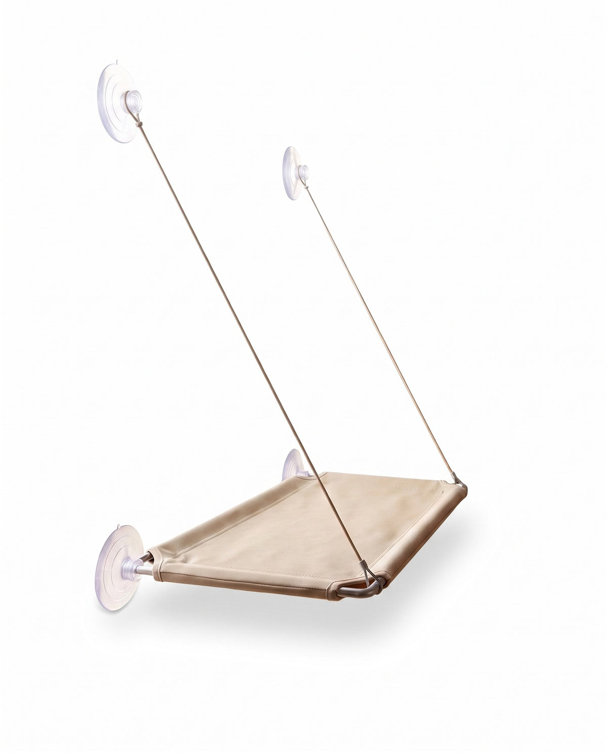 Window Cat Hammock with Suction Cups, styled in a home setting