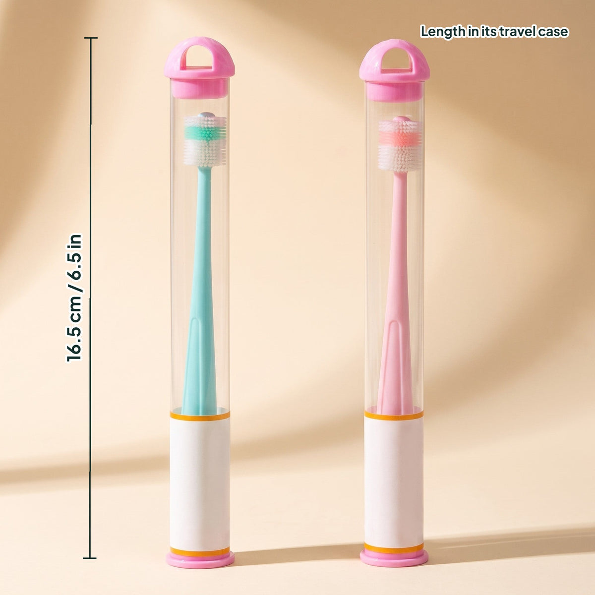 360 Degree Silicone Pet Toothbrush, dimensions