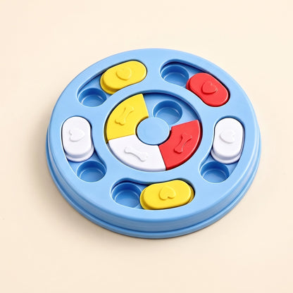 Interactive Slow Feeder Puzzle Bowl, fam rotate ring