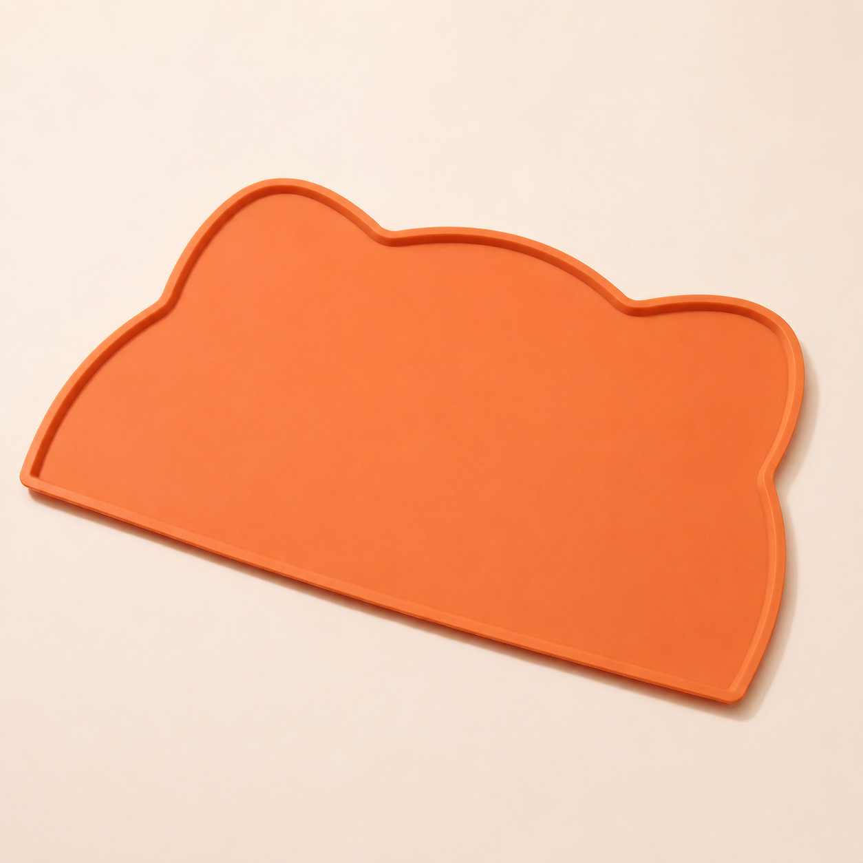 Silicone Feeding Mat with Raised Lip