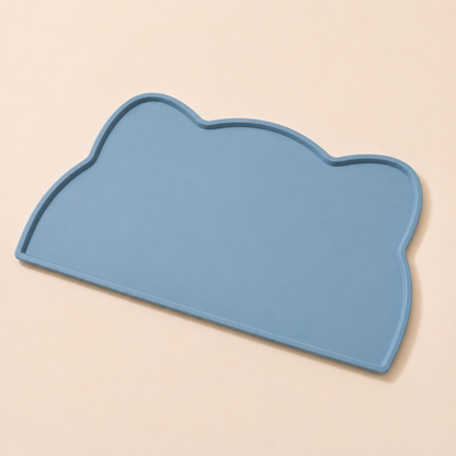 Silicone Feeding Mat with Raised Lip
