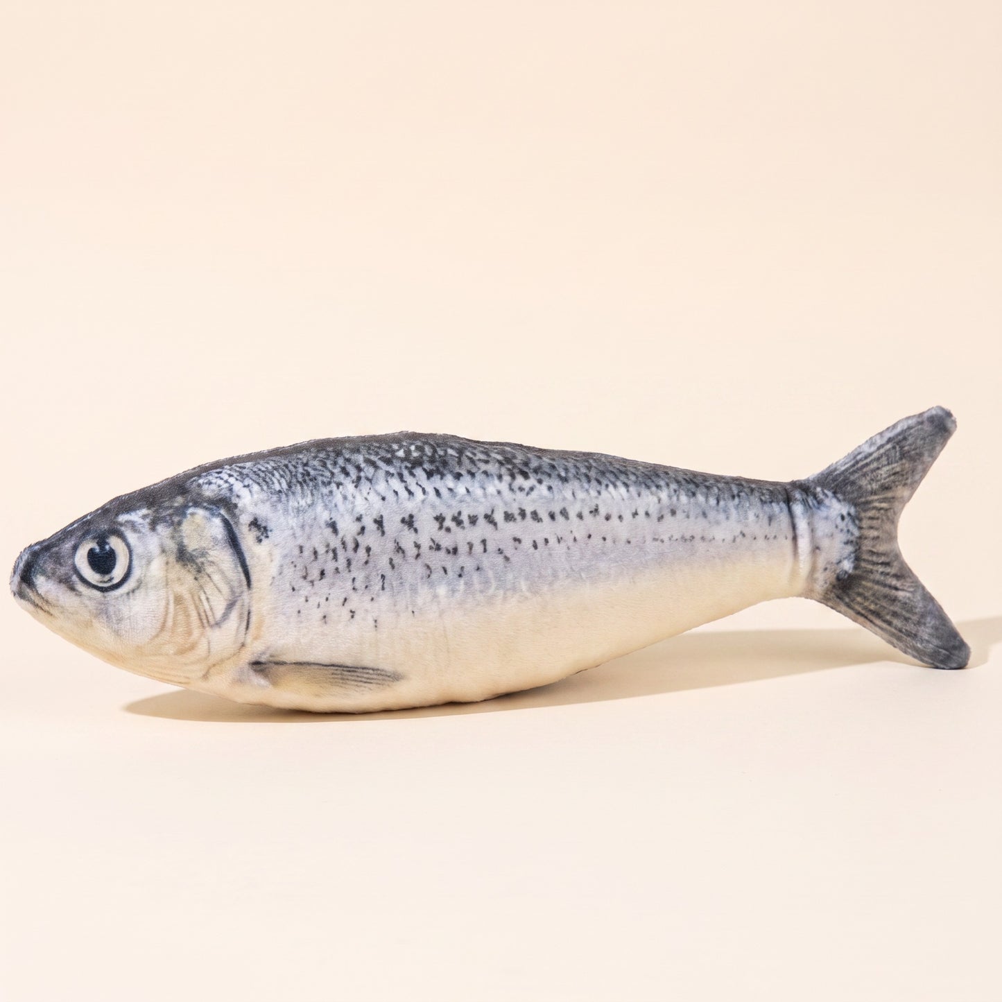 Flopping Fish Cat Toy, Rechargeable and Tap-Activated - fish-sardine