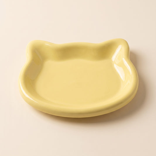 Whisker-Friendly Cat Dish, Wide and Shallow