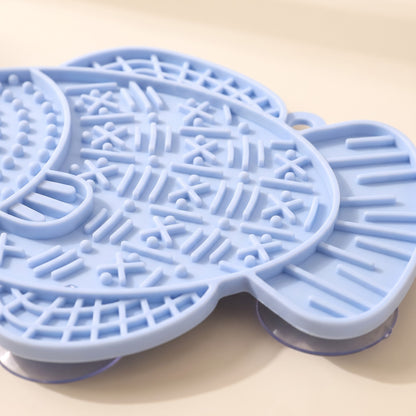Silicone Lick Mat with Suction Base, close-up detail