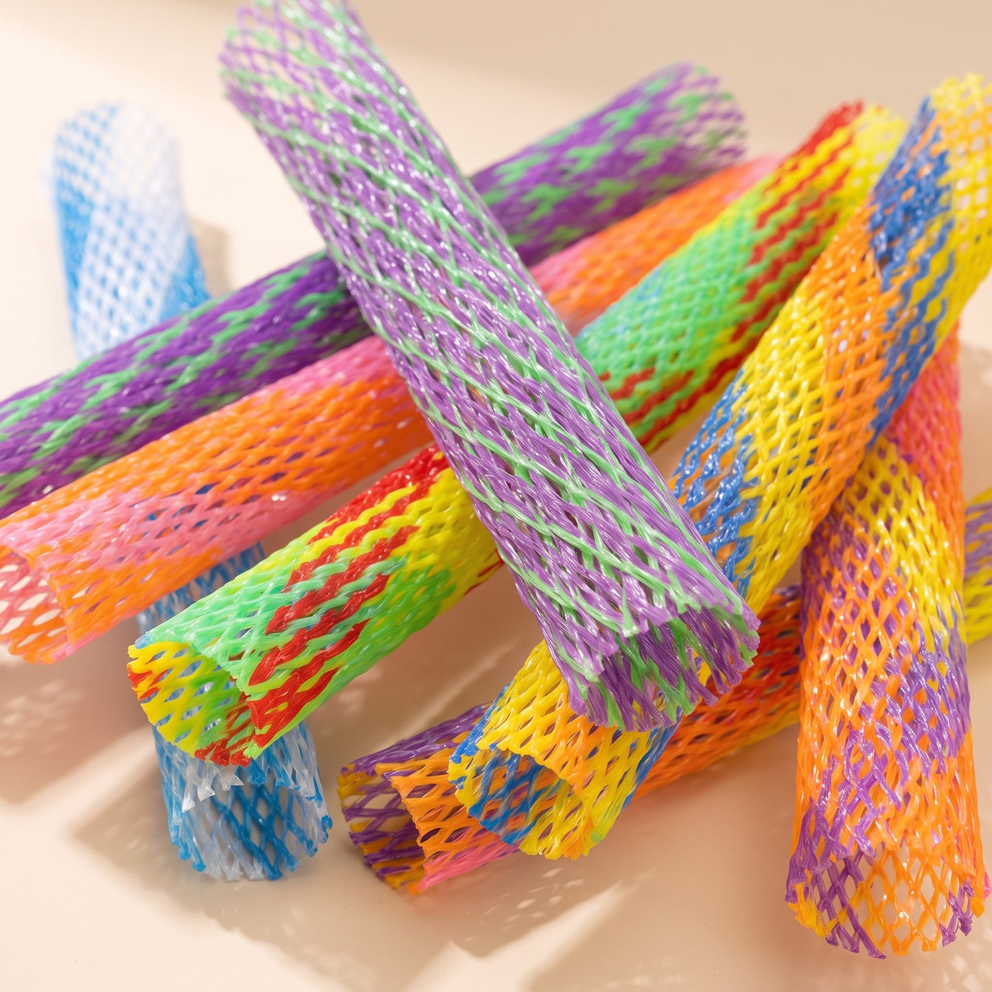 Spring Tube Cat Toys, 10 Pack, close-up detail