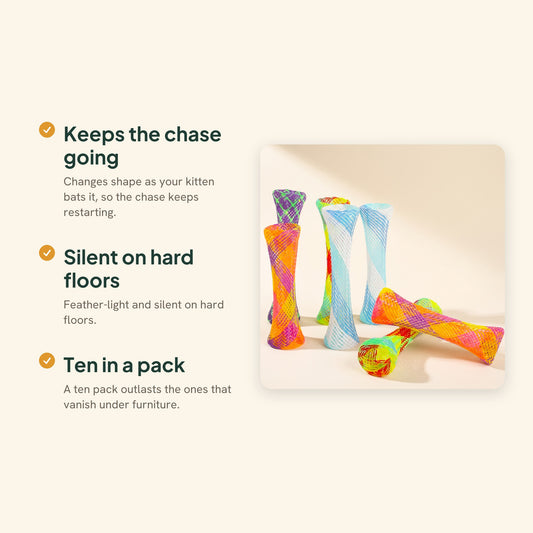 Coil Spring Cat Toys, 10 Pack, key benefits