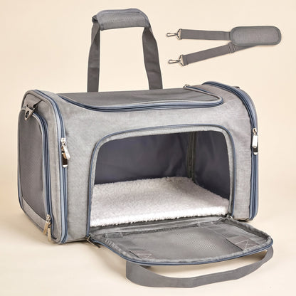 Soft-Sided Collapsible Pet Carrier