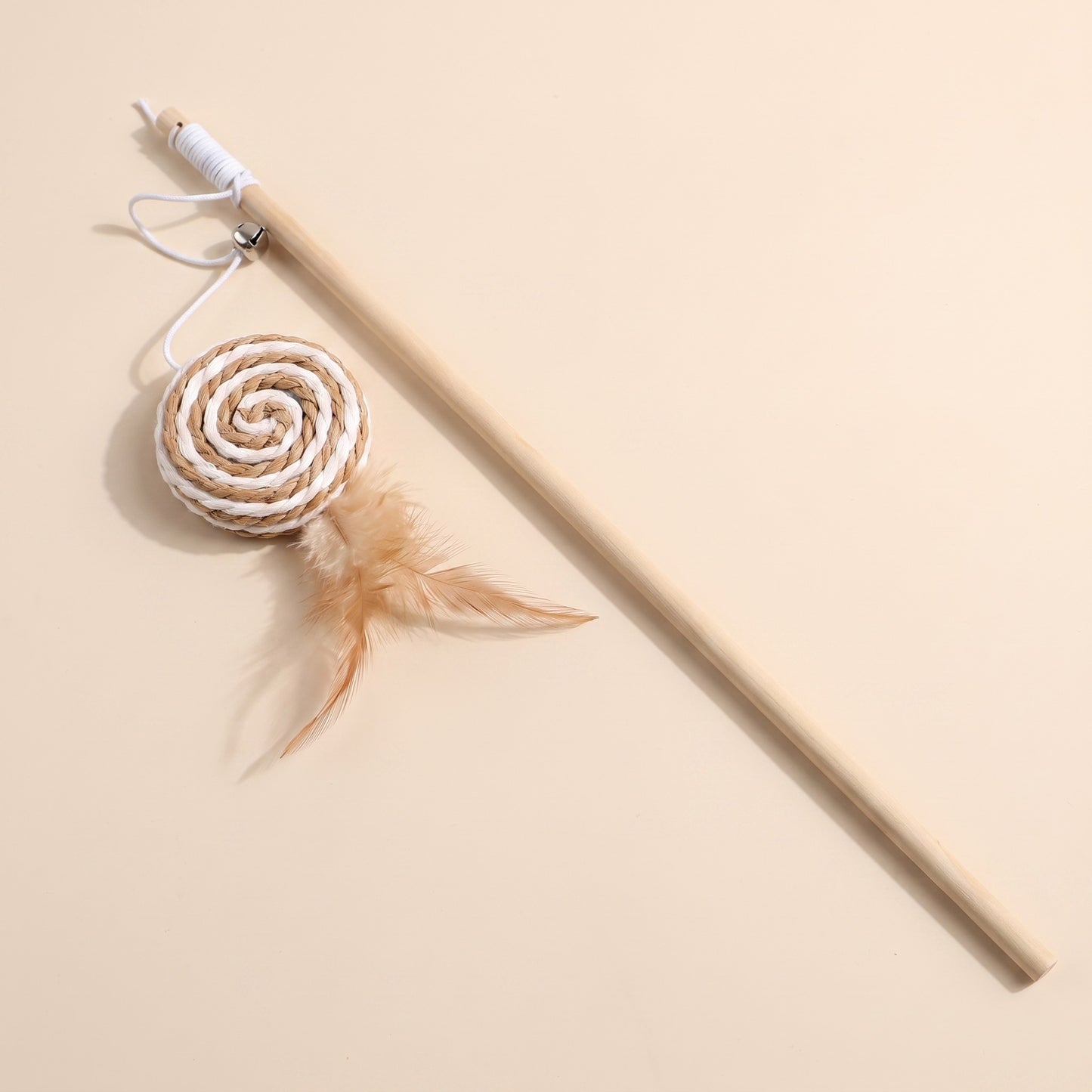 Wooden Cat Teaser Wand - roundcake