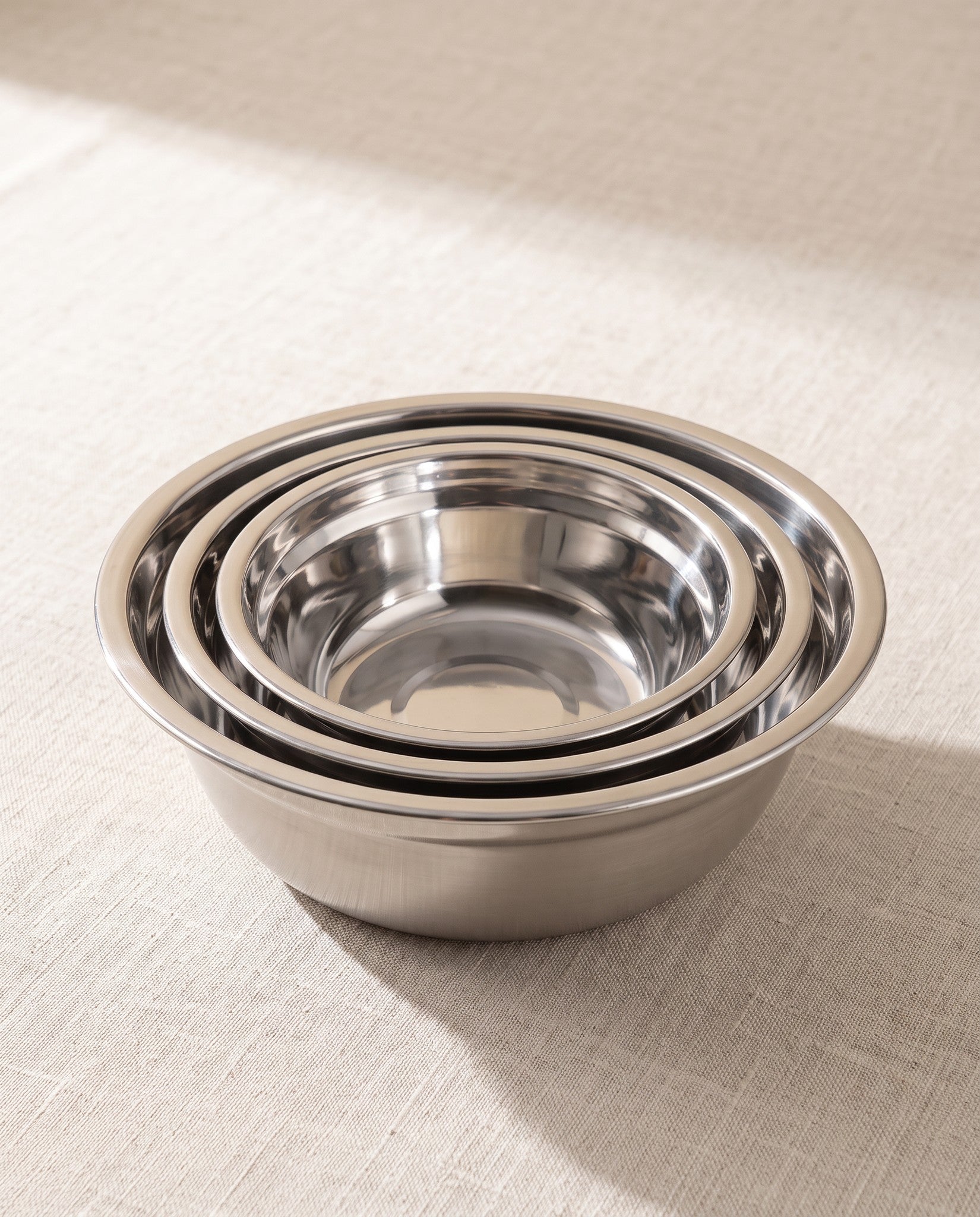 Stainless Steel Pet Bowls, Non-Slip, styled in a home setting
