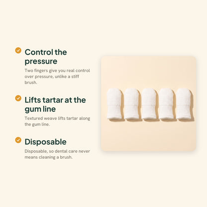 Finger Toothbrush Cots for Dogs and Cats, key benefits