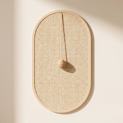 Sisal Wall Scratching Pad with Hanging Ball