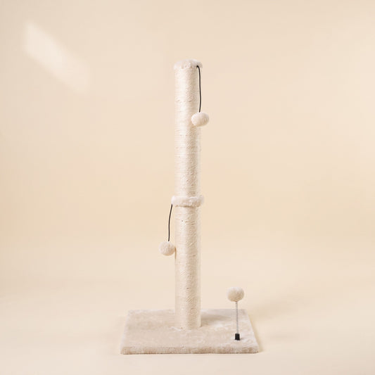 Tall Sisal Cat Scratching Post with Ball