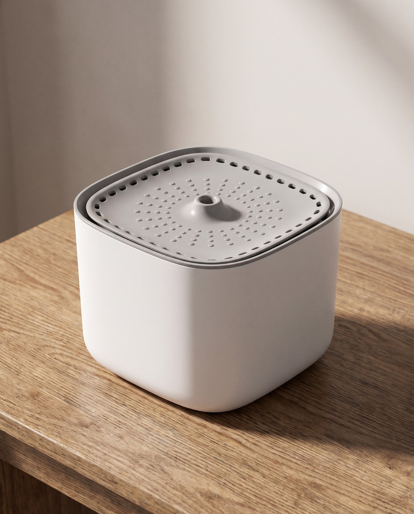 3L Cat Water Fountain, Filtered and Quiet, styled in a home setting