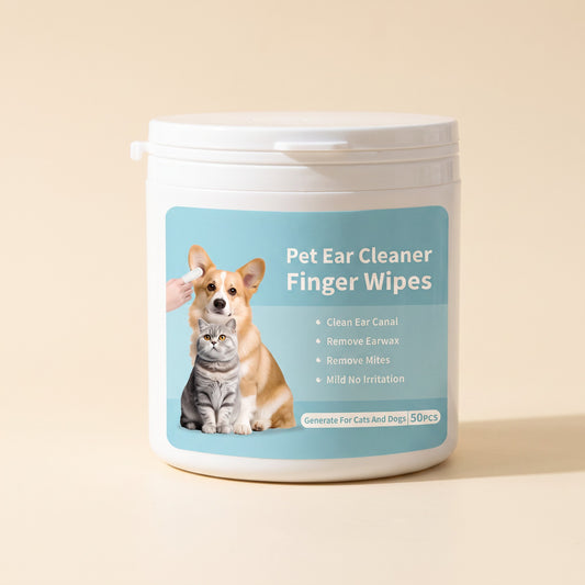 Ear Cleaning Finger Wipes, 50 Pack