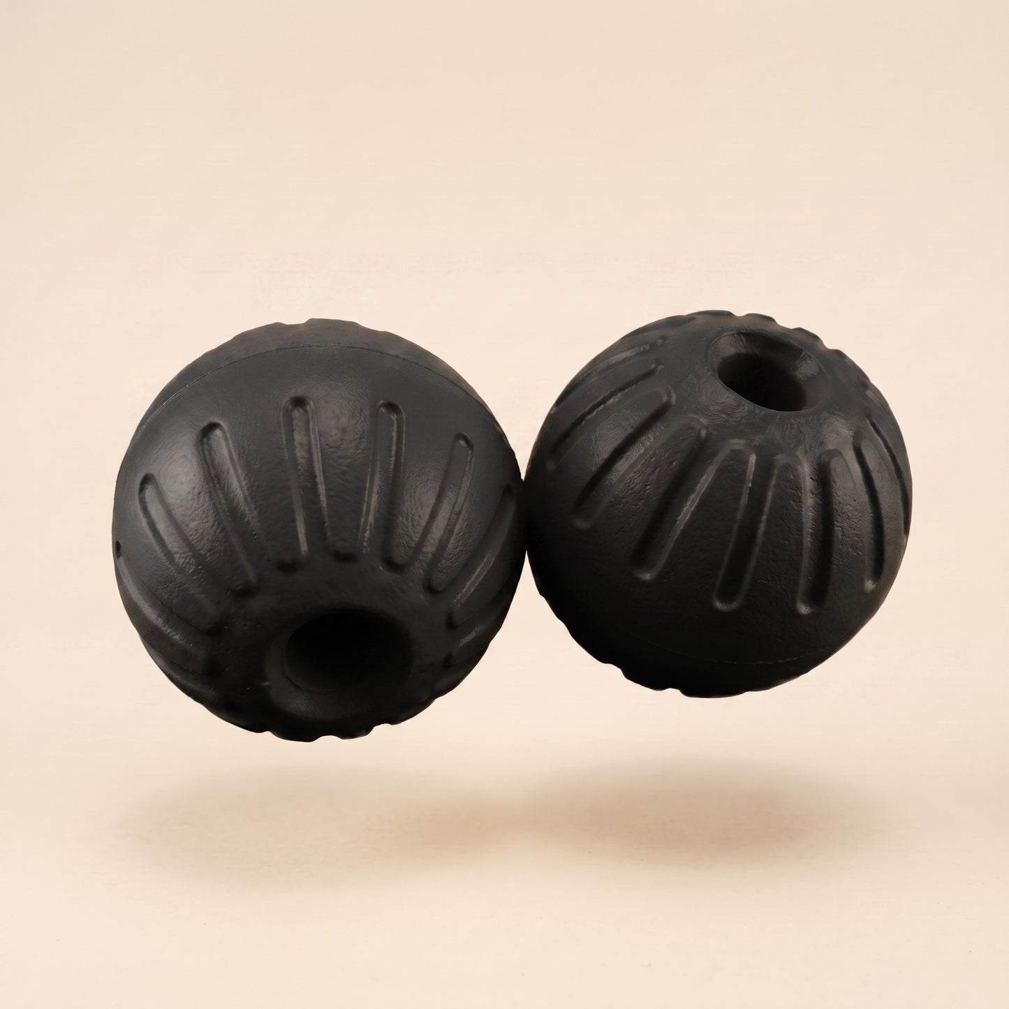 Floating Rubber Treat Ball for Dogs - black