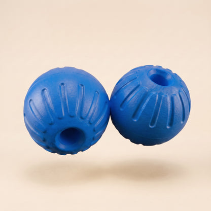 Floating Rubber Treat Ball for Dogs - blue
