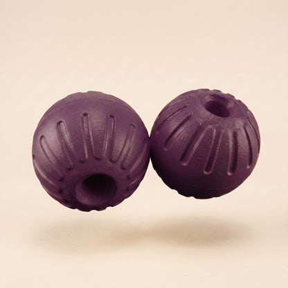 Floating Rubber Treat Ball for Dogs - dark purple