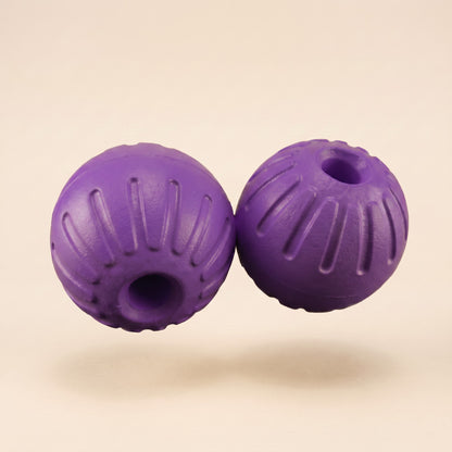 Floating Rubber Treat Ball for Dogs - purple