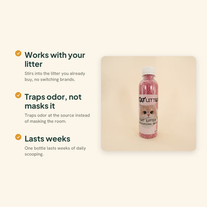 Cat Litter Deodorizing Beads, 250ml, key benefits