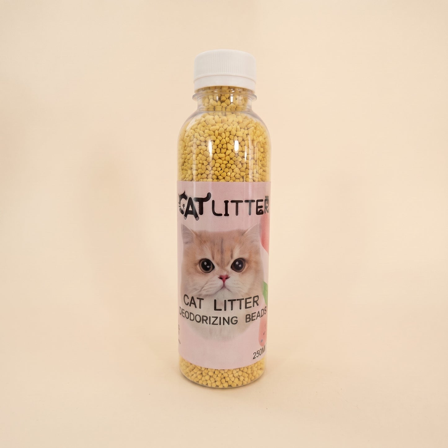 Cat Litter Deodorizing Beads, 250ml - yellow