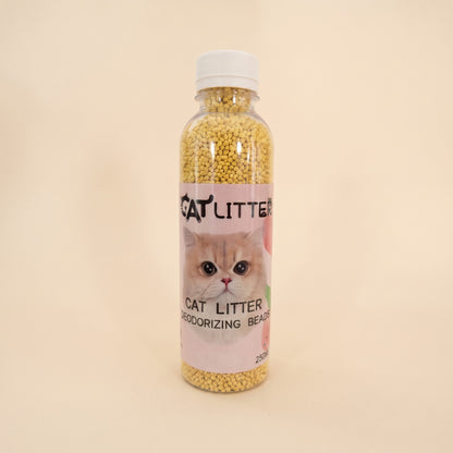 Cat Litter Deodorizing Beads, 250ml - yellow