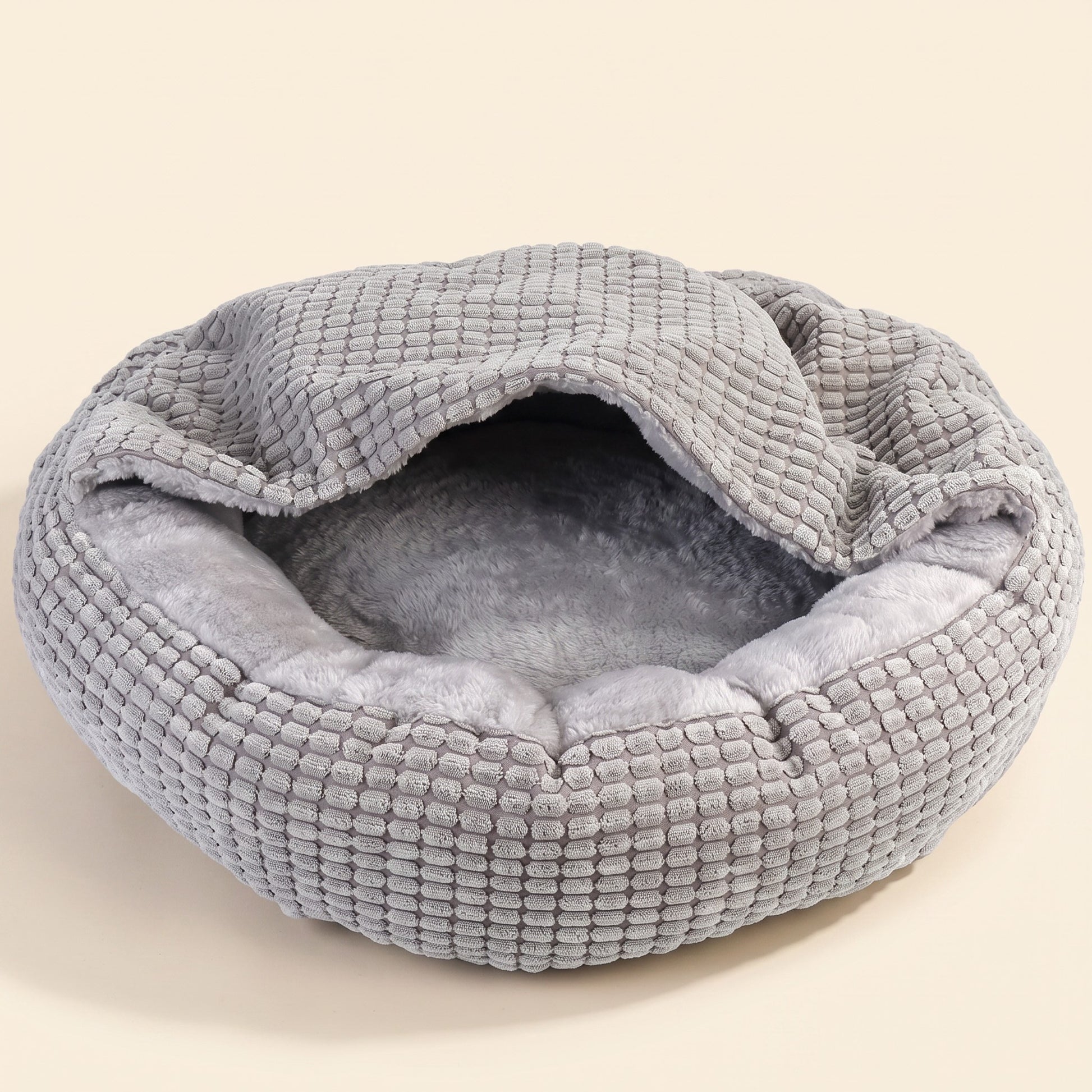 2-in-1 Hooded Cuddler Bed