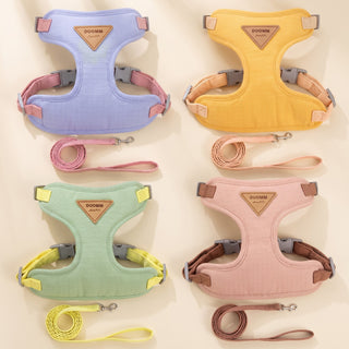 Adjustable Cat and Puppy Harness Set
