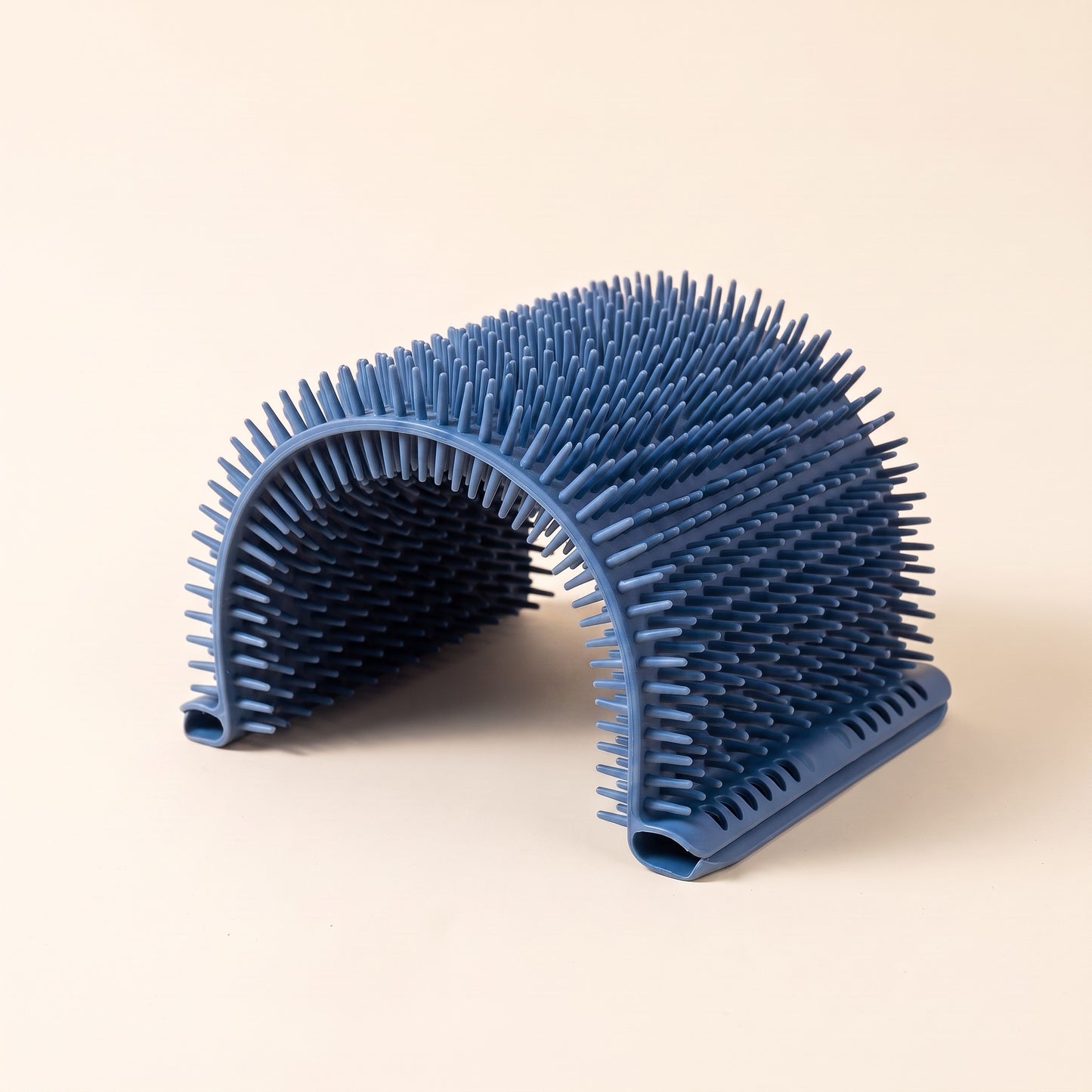 Corner Self-Groomer Brush for Cats - blue