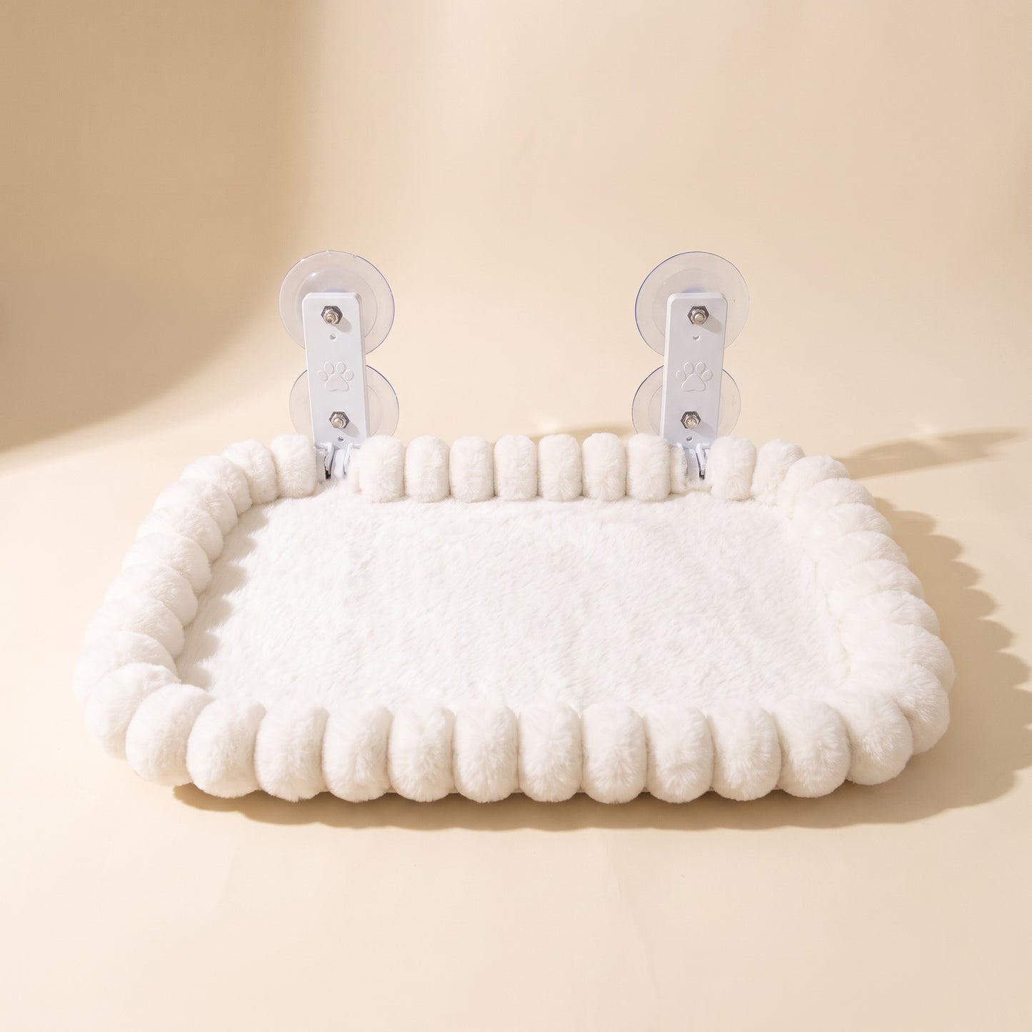 Window Cat Perch with Plush Rim - square