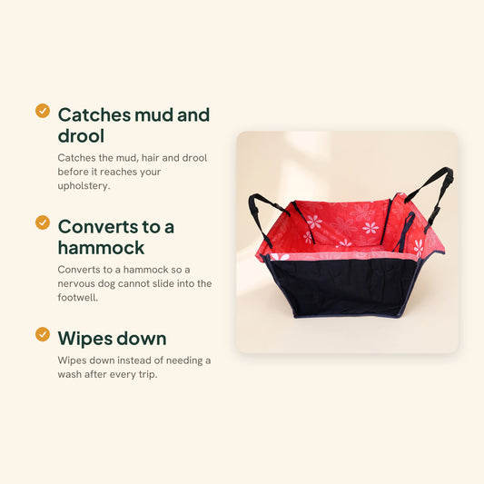 Waterproof Car Seat Hammock for Dogs, key benefits