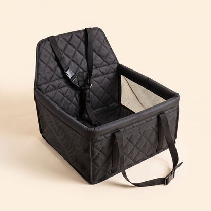 Quilted Booster Car Seat for Small Dogs - a2