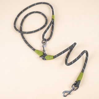 Reflective Rope Dog Leash with Alloy Hook