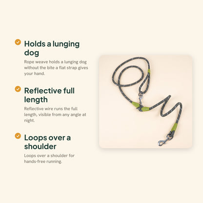 Reflective Rope Dog Leash with Alloy Hook, key benefits