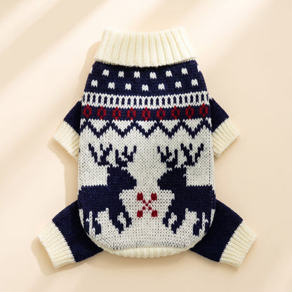 Fair Isle Knit Christmas Sweater for Dogs and Cats