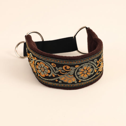 Wide Martingale Collar for Sighthounds