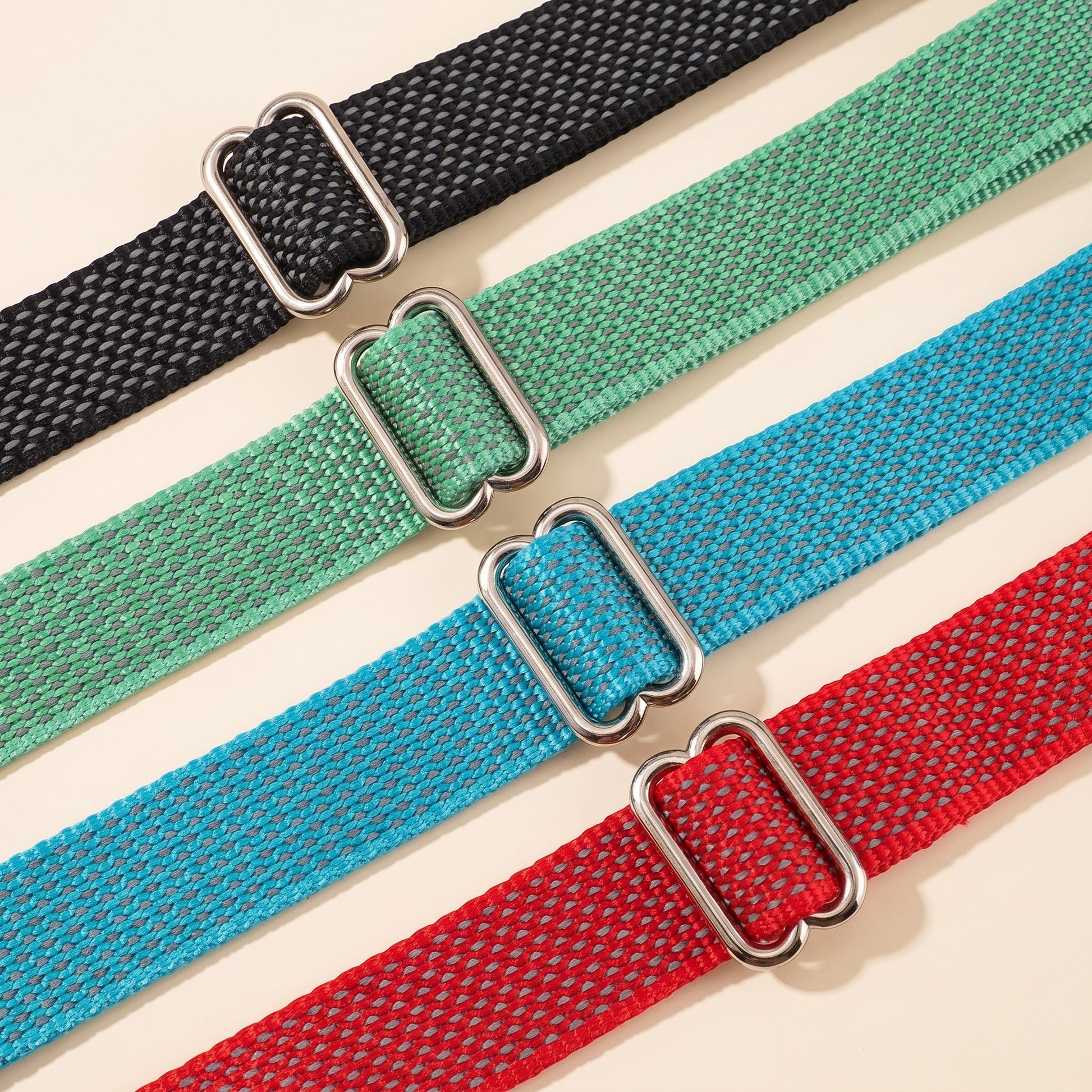 Reflective Martingale Collar with Metal Buckle