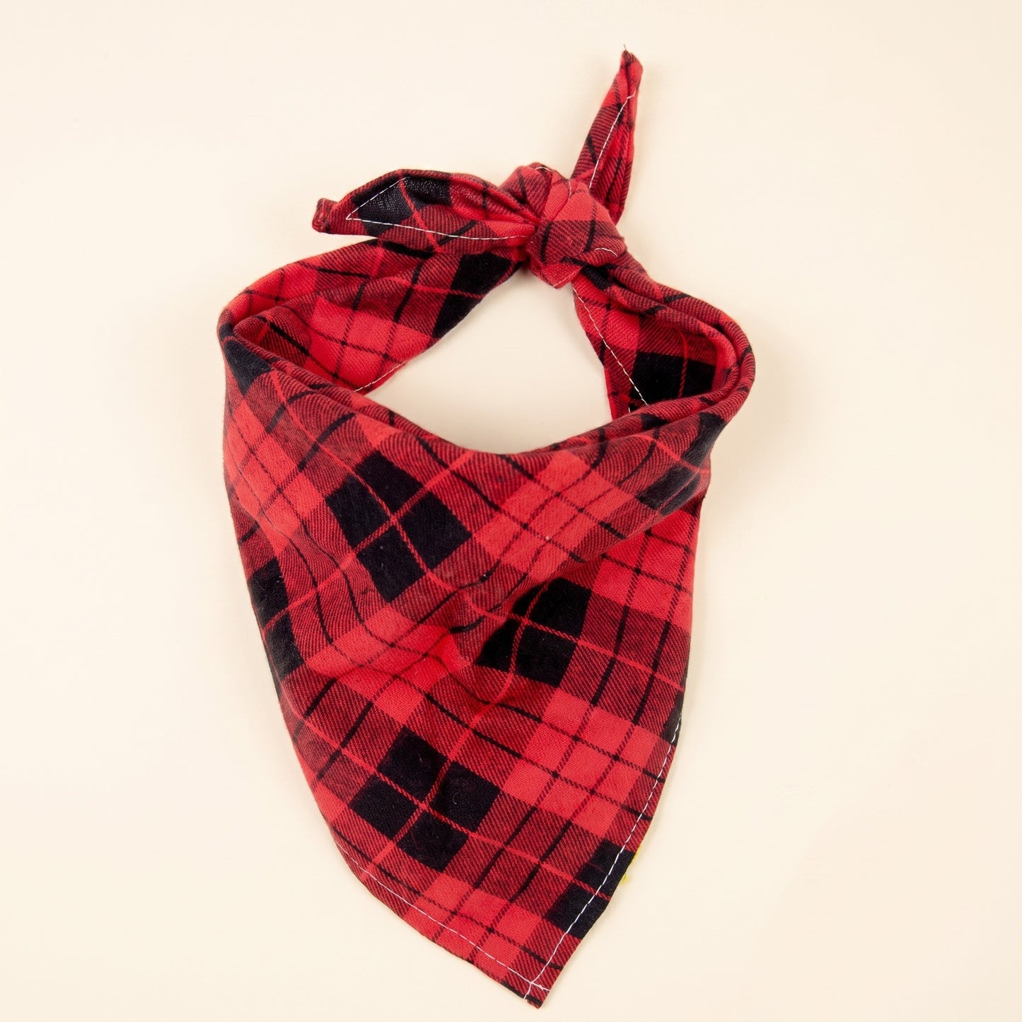Cotton Plaid Dog Bandana