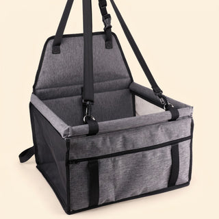 Foldable Booster Car Seat with Safety Tether