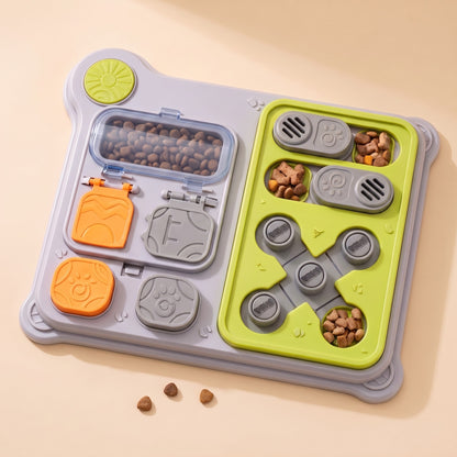 Dog Puzzle Feeder Board, Green