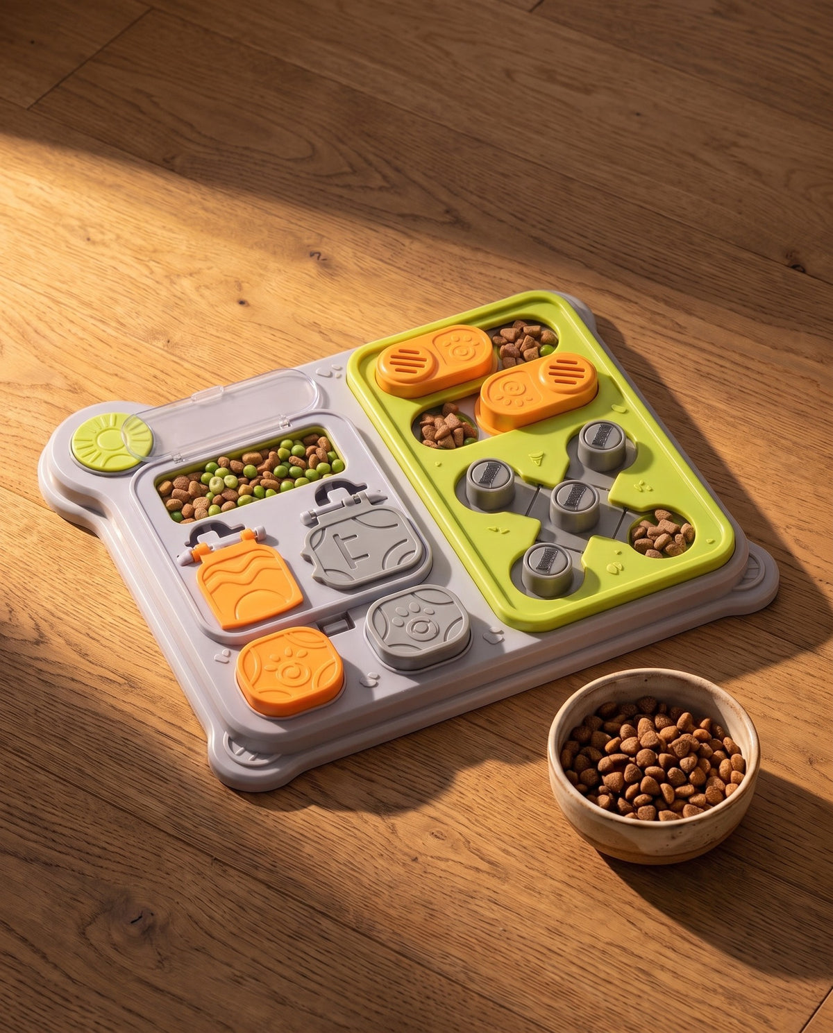 Dog Puzzle Feeder Board, Green