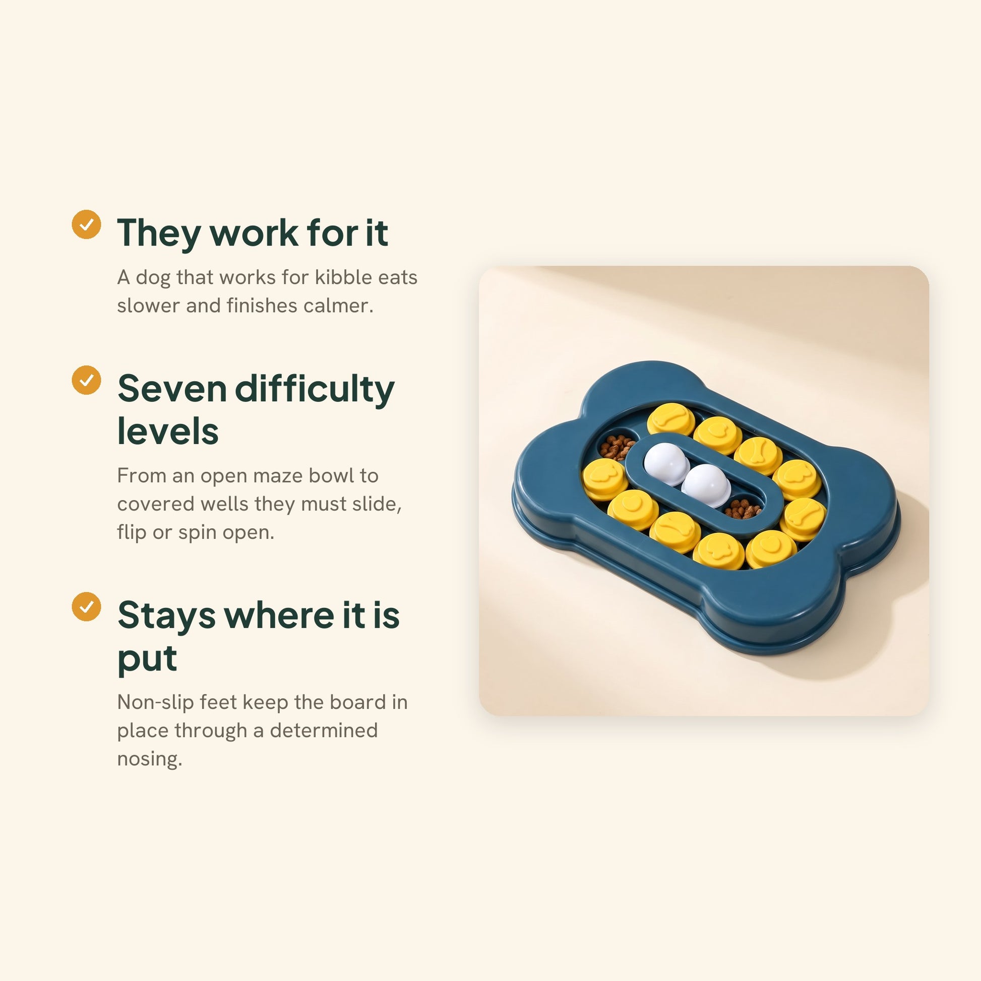 Interactive Slow Feeder Puzzle Bowl, key benefits