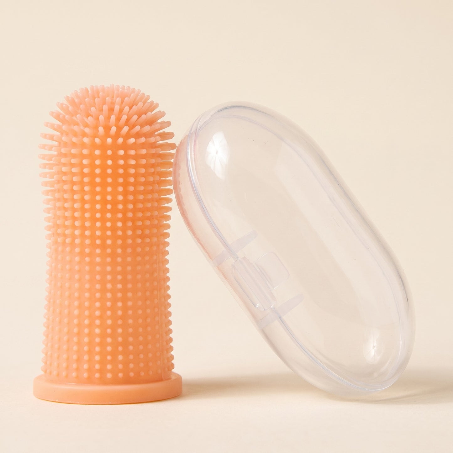 Silicone Finger Toothbrush with Case
