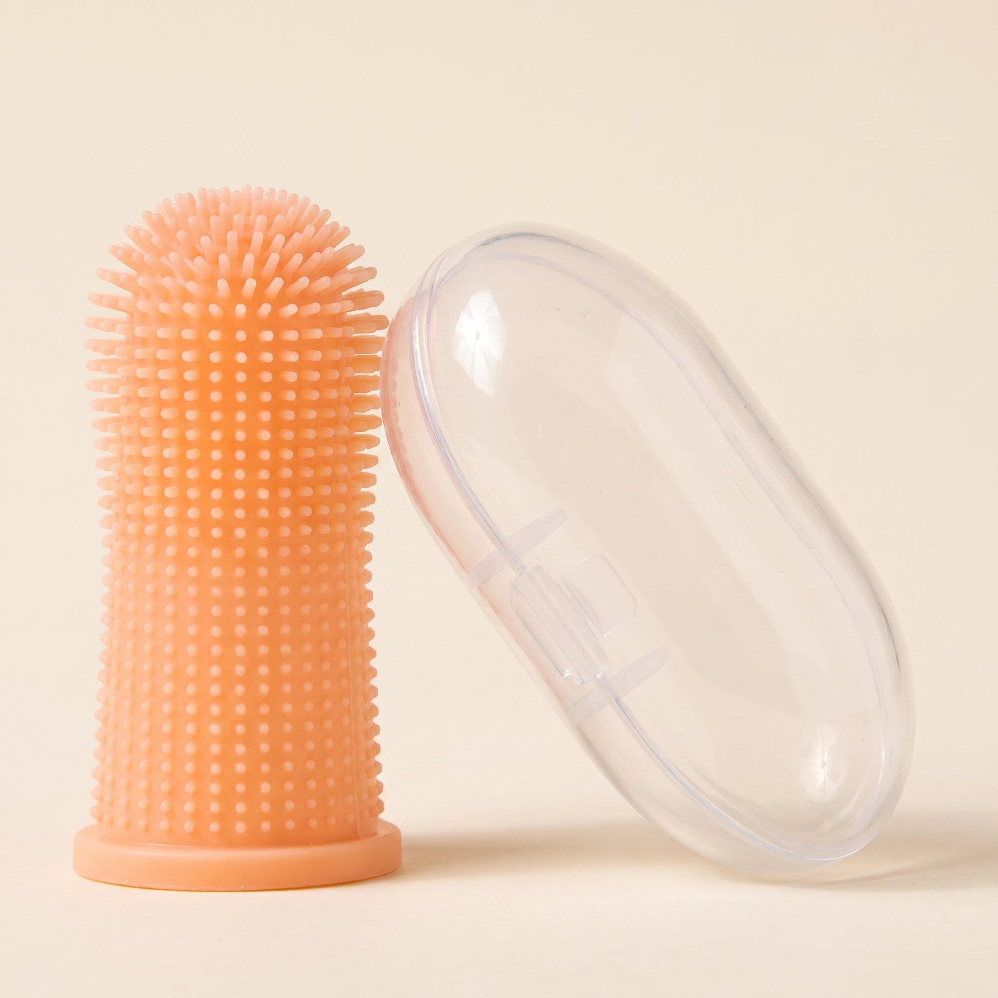 Silicone Finger Toothbrush with Case