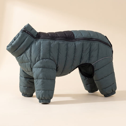 Padded Four-Leg Winter Dog Snowsuit